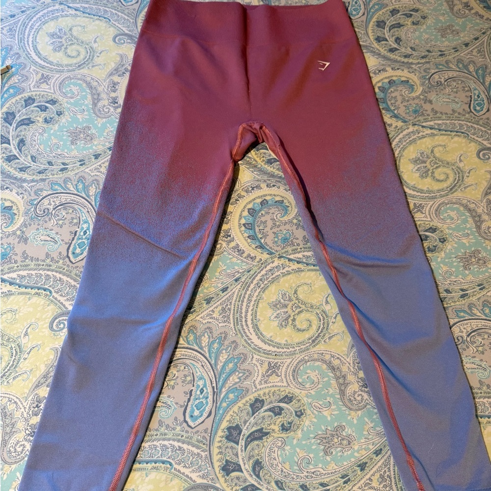Gymshark Purple and Blue Gradient Leggings